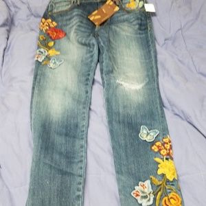 Driftwood New embroidered Jean's size 29